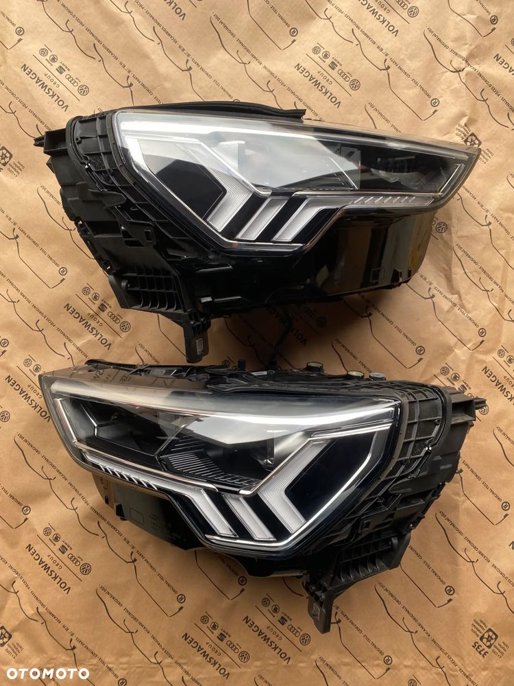 AUDI Q3 83A kompletny przód maska lampy zderzak błotnik pas Z7 Z7 LX7G 28km - 35