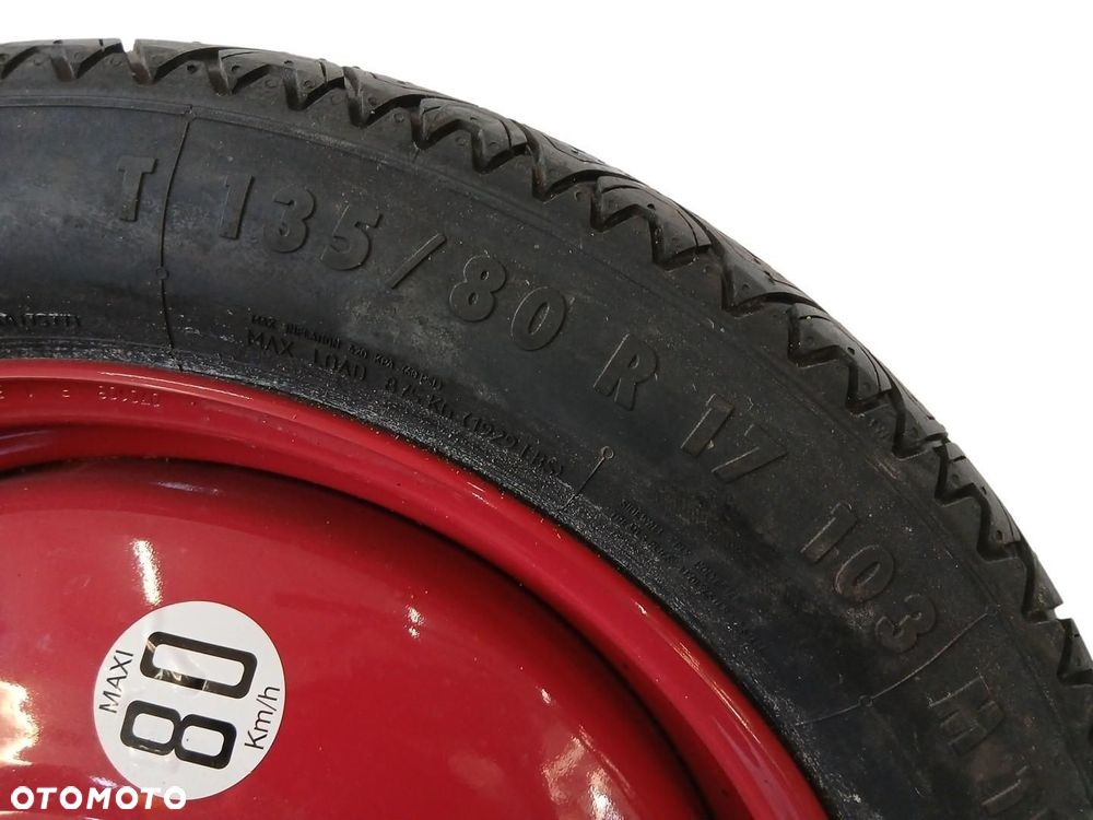 KOŁO ZAPASOWE DOJAZDOWE 135/80/R17 PEUGEOT 407 - 2