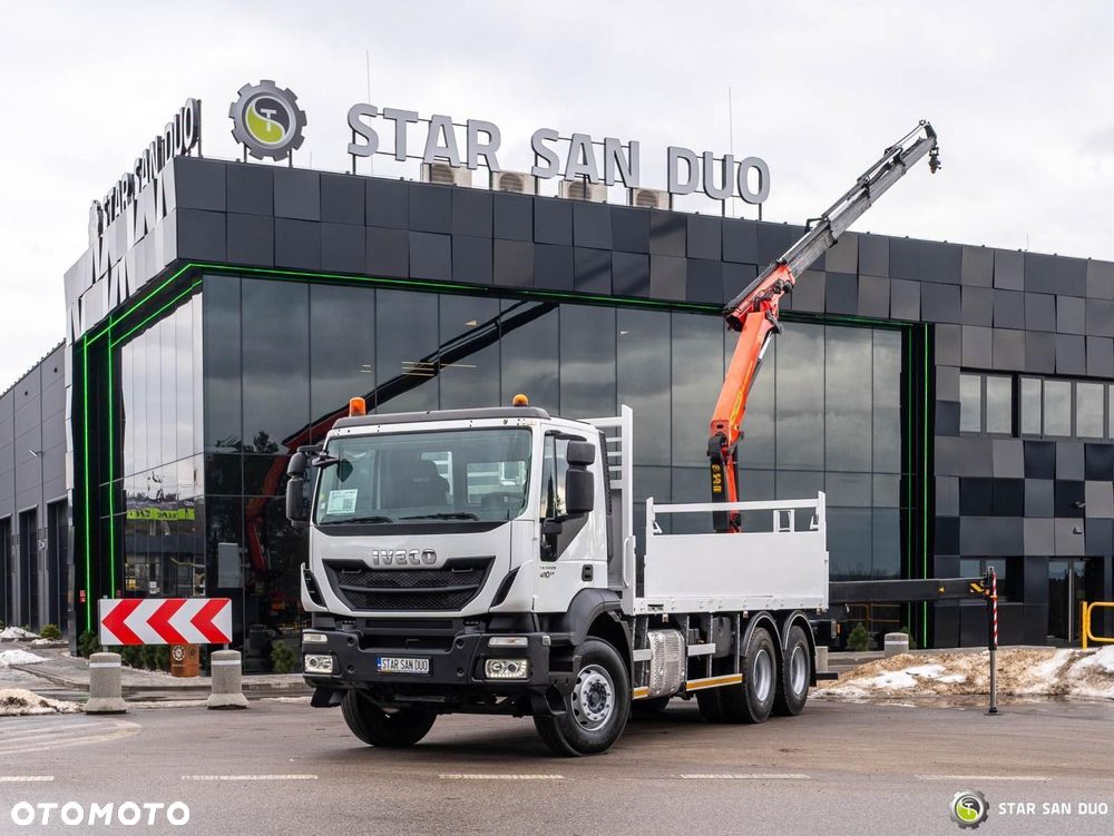 Iveco TRAKKER 410 6x4 Palfinger PK 18002 EH HDS Żuraw Rotator - 2