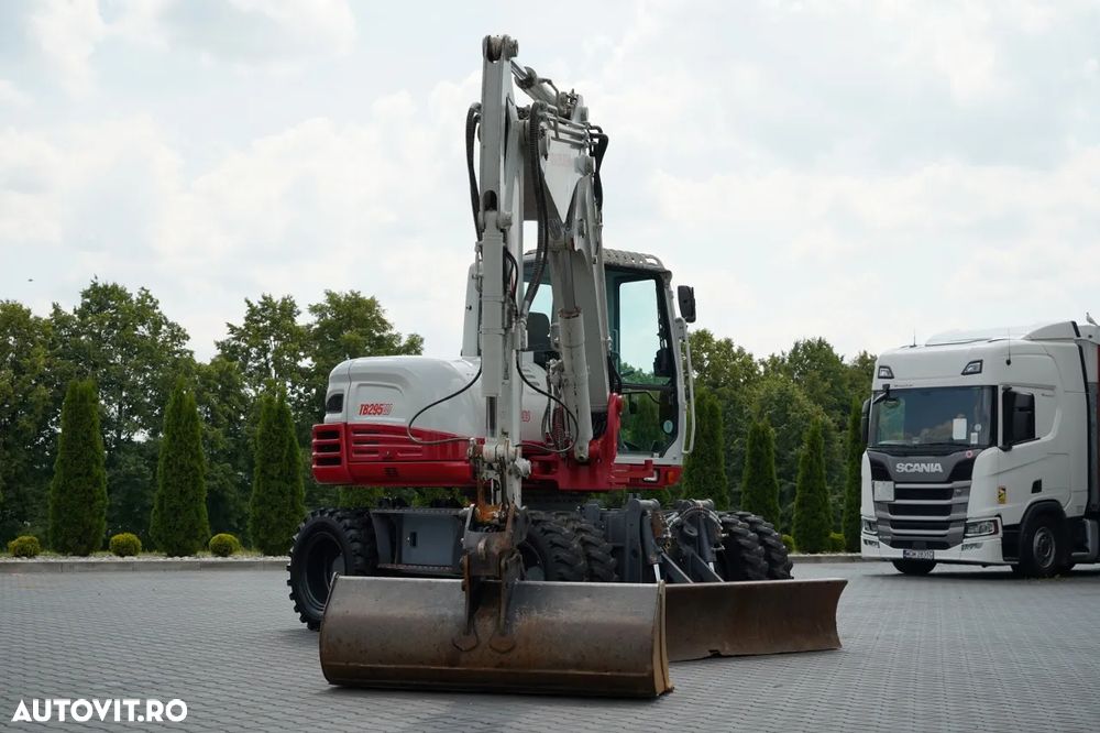 Takeuchi TB 295 W / EXCAVATOR PE ROȚI / 2016 / CONTRACT DE SERVICE POST-SERVICE - 5