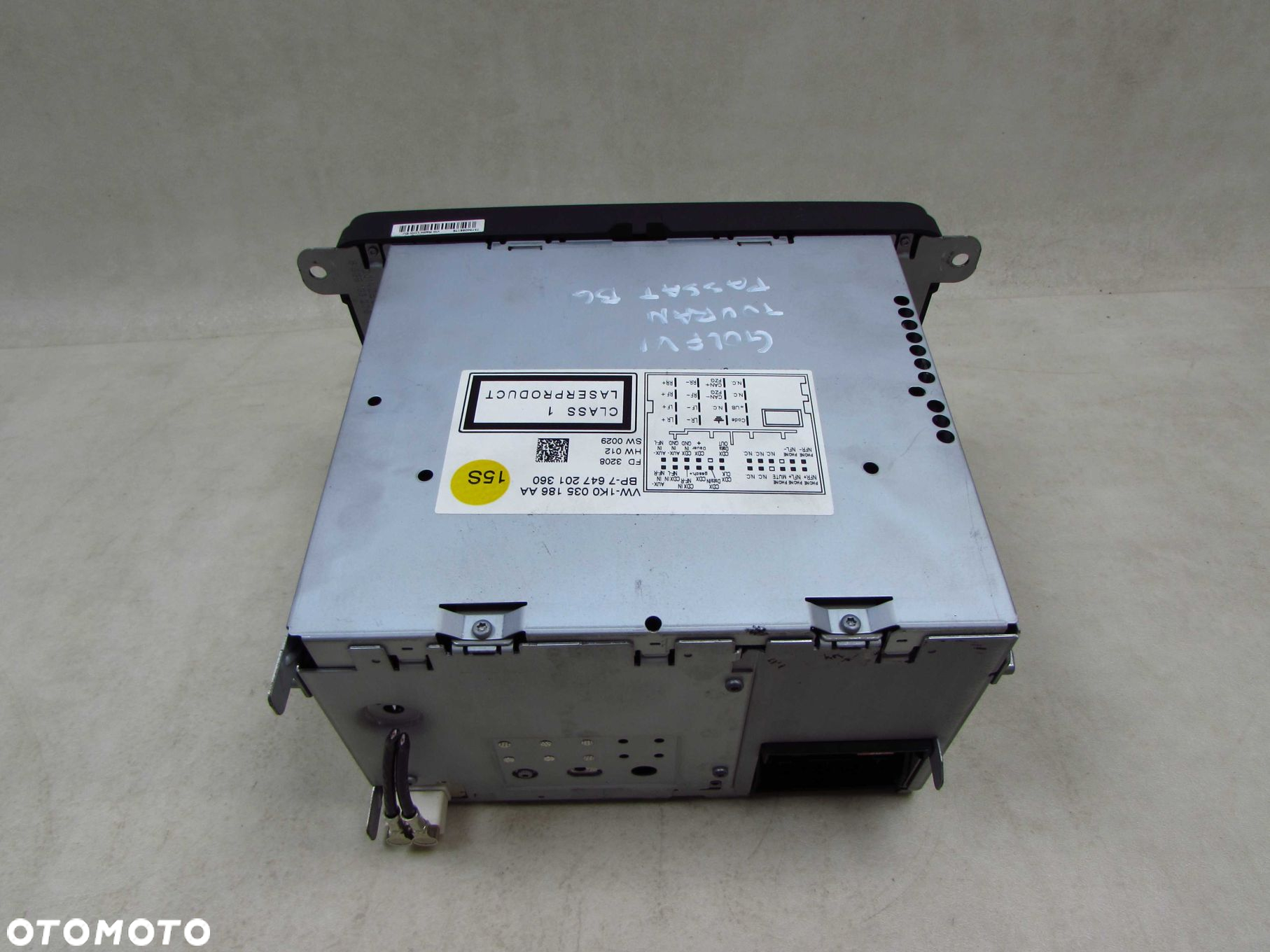 VW PASSAT B6 GOLF VI TOURAN RADIO CD 1K0035186AA 7647201360 - 3