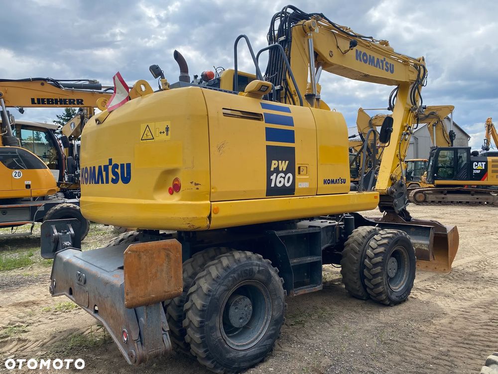 Komatsu PW160-10, 2017 ROK, PODPORY + PŁUG, DŁUŻSZY ZASIĘG, - 5