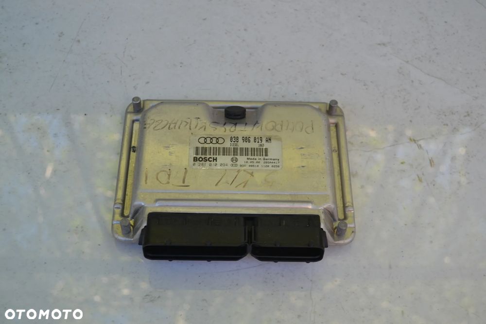 VW AUDI SEAT SKODA 1.9 TDI 115KM KOMPUTER STEROWNIK SILNIKA 038906019AN 0281010094 - 1