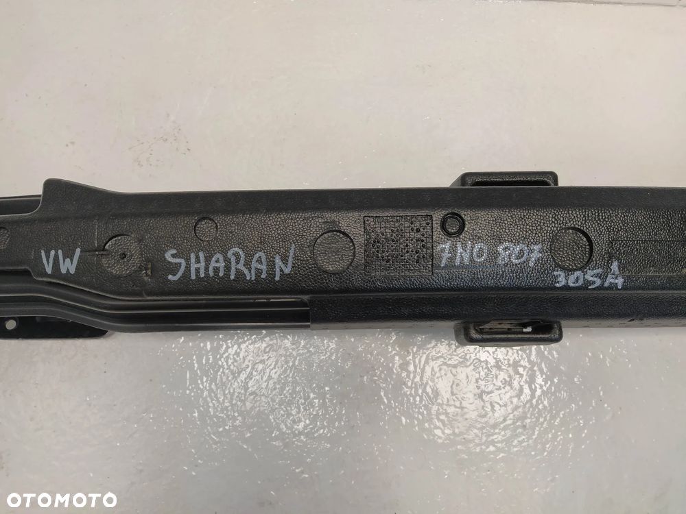 VOLKSWAGEN VW SHARAN SEAT ALHAMBRA 2010- BELKA WZMOCNIENIE ZDERZAK TYŁ ABSORBER ZDERZAKA - 11