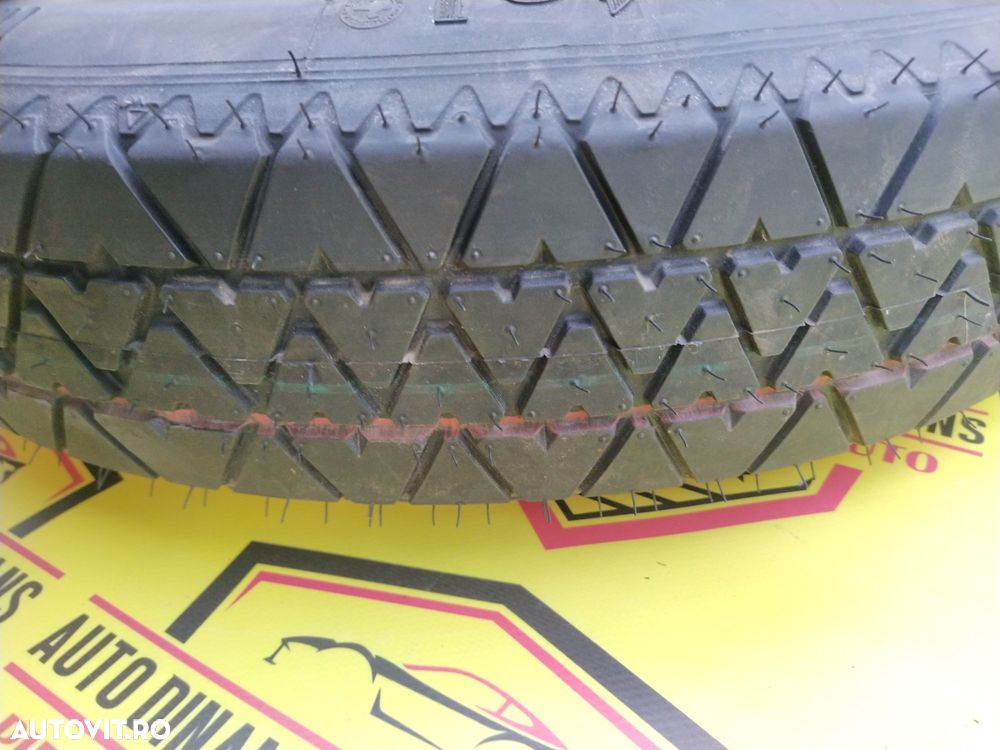 Roata de rezerva îngustă slim originala Ford 125/80/15 - 6