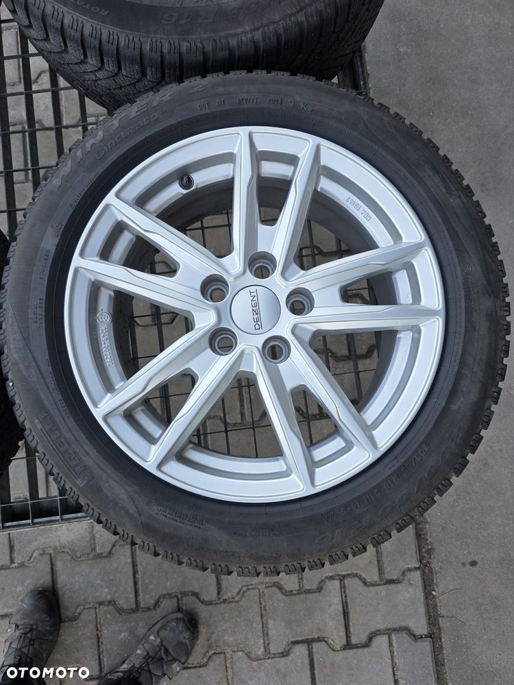 OPEL ASTRA L FORD VOLVO KOŁA R16 5X108 ET44 FELGI ALUMINIOWE OPONY ZIMOWE PIRELLI 205/55 - 4