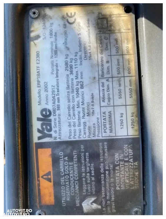Yale ERP 18 ATF E2380 - 3