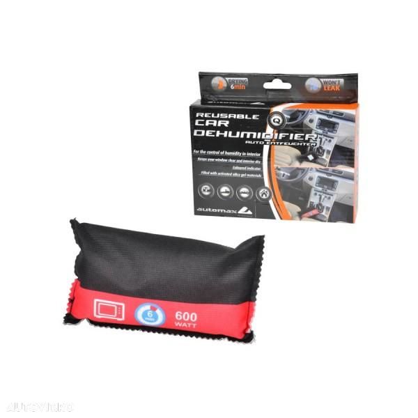 Dezumidificator auto AutoMax absoarbe si retine umezeala ca un magnet, tip saculet , absorbant umiditate - 1
