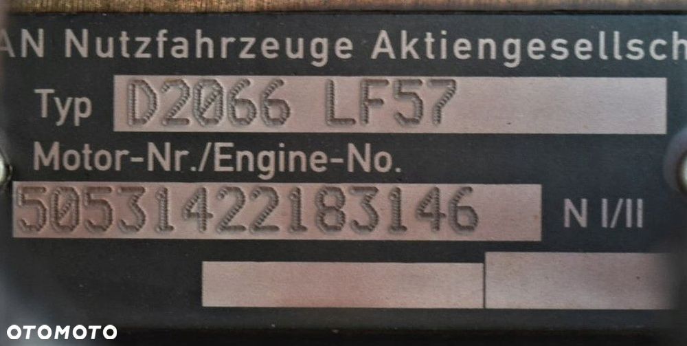 SILNIK KOMPLETNY MAN D2066 LF57 EURO 5 - 8