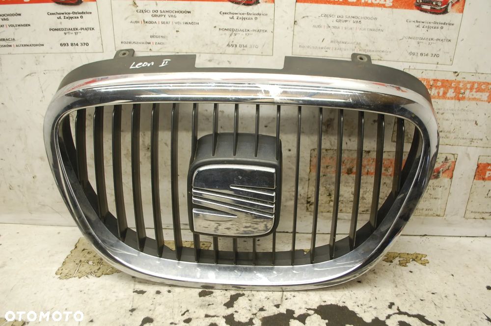 GRILL ATRAPA CHŁODNICY SEAT LEON II ALTEA TOLEDO III - 1