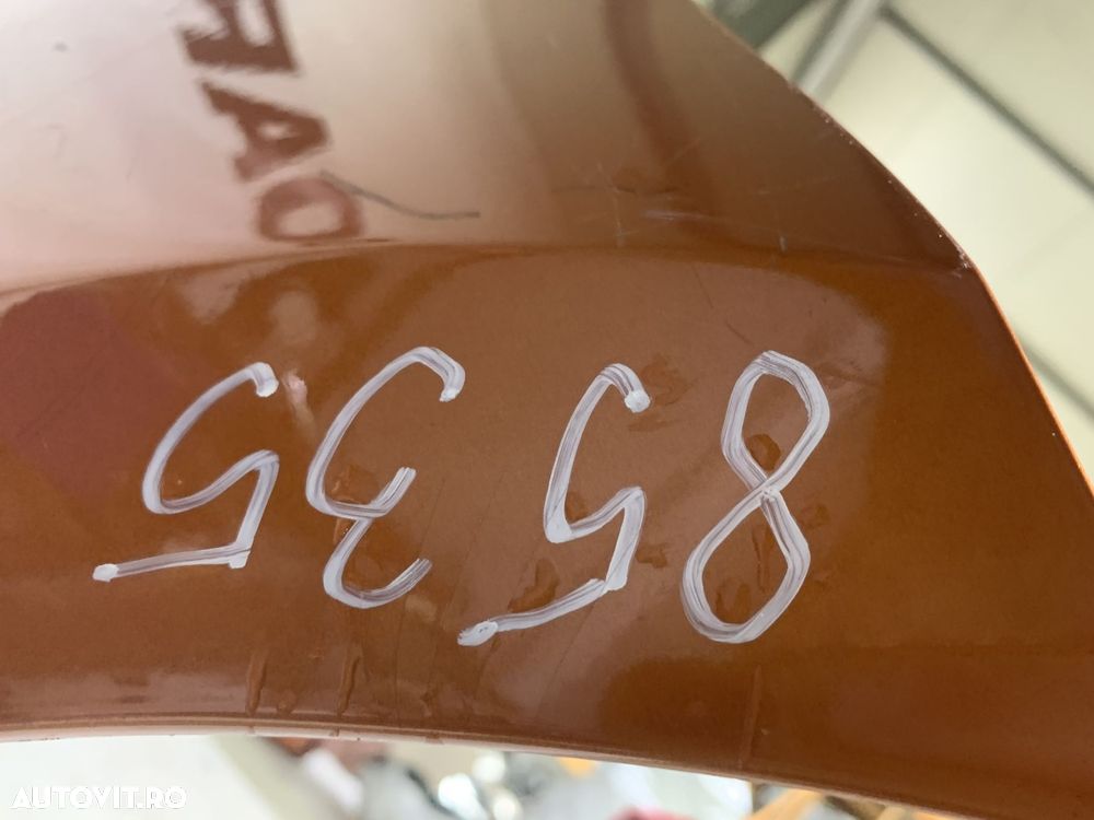 Bara fata Seat Leon 3, facelift, 2016, 2017, 2018, 2019, cod origine OE 5F0807221AB, cu gauri pentru spalatori faruri si senzori de parcare (4). - 3