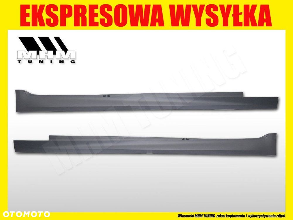 Spoilery progowe progi Listwy nakładki kpl BMW 5 F10 M5 style M-pakiet - 2