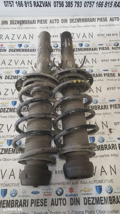 Ansamblu Telescop Arc Flansa Stanga Dreapta Fata Skoda Roomster Praktik 1.4 Diesel - 3