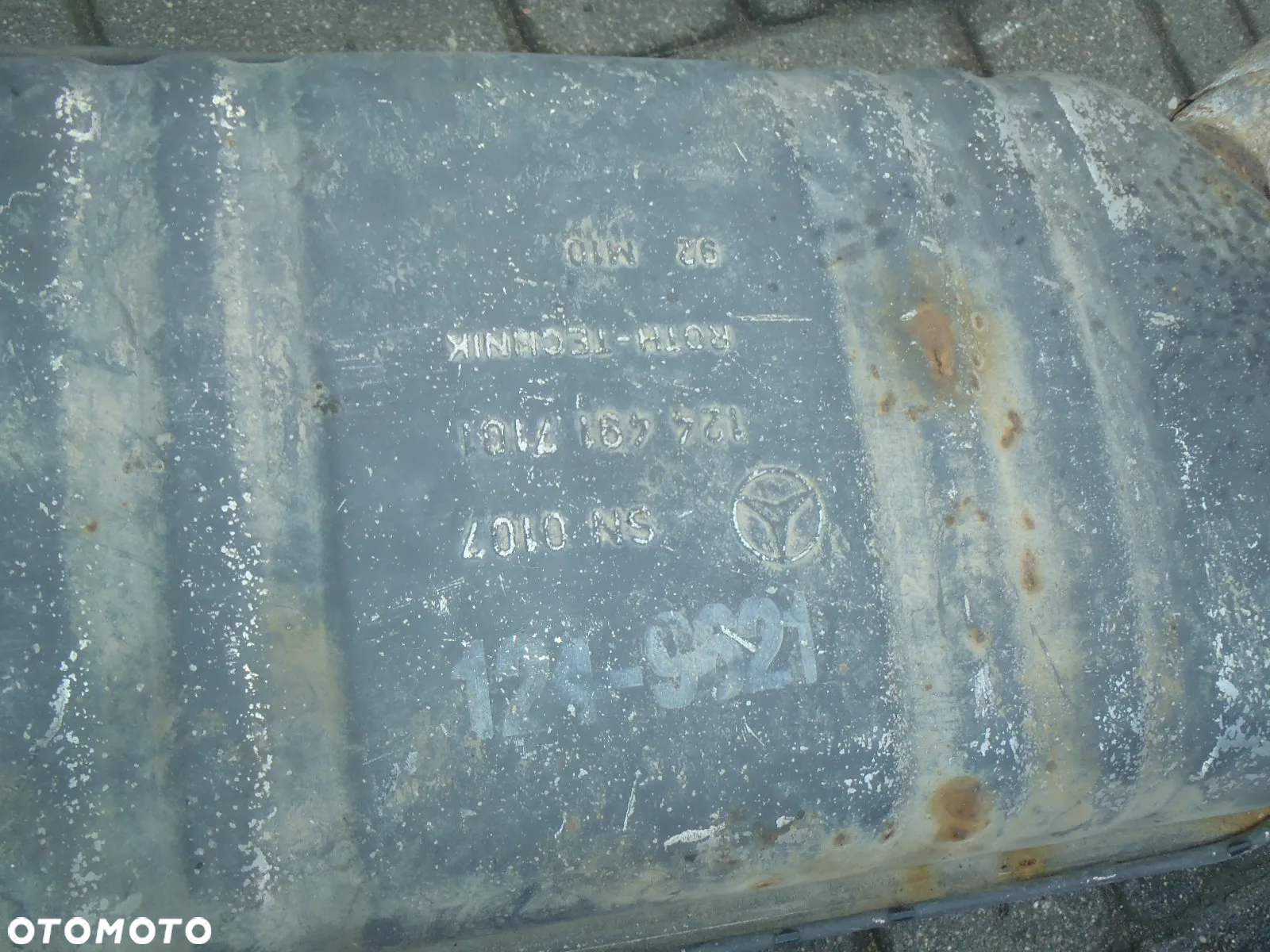 wydech tłumik rura portki kolektory mercedes  w124 124 jak nowy  oryginał posiadam wszystkie części - 17