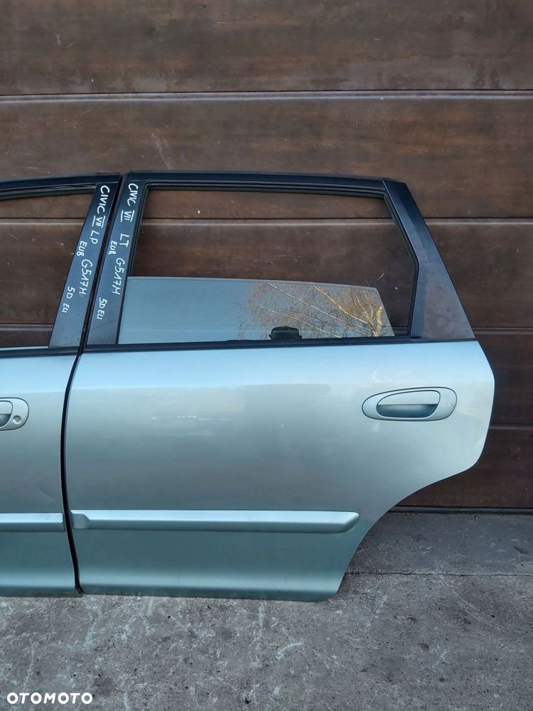 Honda Civic VII 5D drzwi lewy tył szyba zamek kompletne - 1