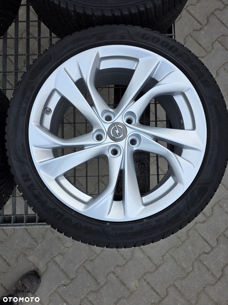 OPEL ASTRA K MOKKA ASTRA J KOŁA FELGI ALUMINIOWE OPONY WIELOSEZONOWE 5X105 R17 CZUJNIKI TPMS - 5