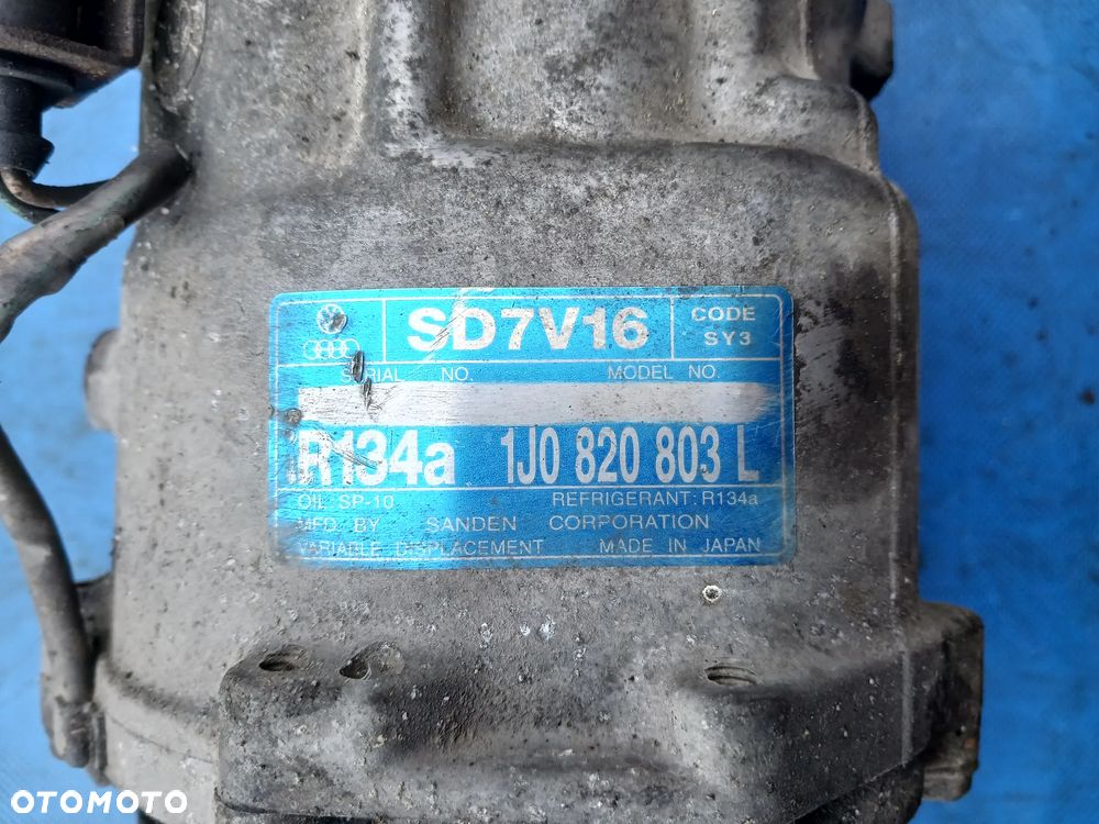 Pompa sprężarka kompresor klimatyzacji 1J0820803L Seat Leon Toledo Alhambra Volkswagen Golf Sharan Audi A3 Skoda Octavia - 5