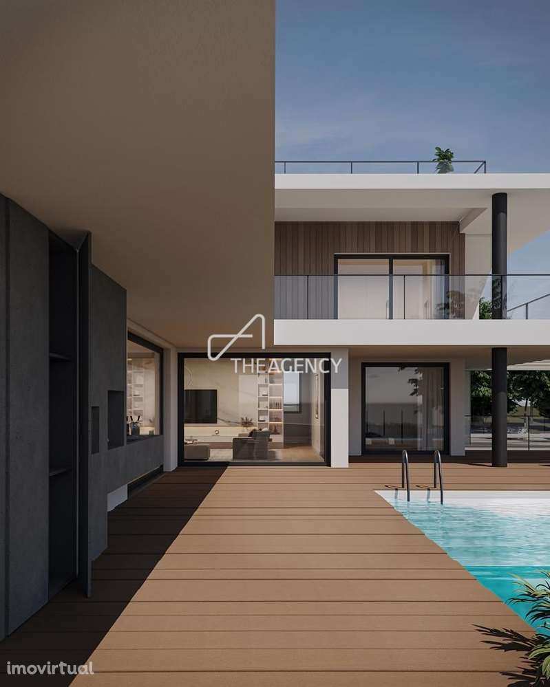 Moradia T4 de Luxo com Vista Mar, Piscina e Terraço Rooftop na Ericeir - Grande imagem: 2/22
