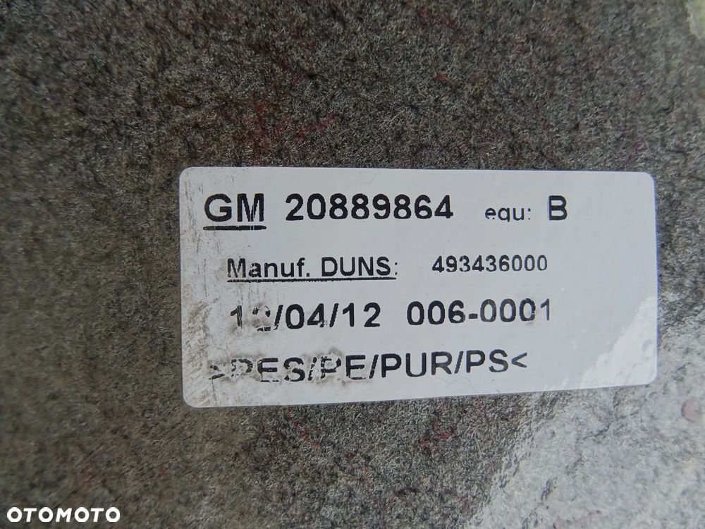 OPEL ZAFIRA C TOURER TAPICERKA BOCZEK LISTWA PRÓG DEKOR MASKOWNICA OSŁONA PANEL WYKŁADZINA - 15