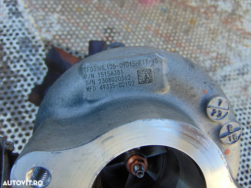 Turbina Mitsubishi L200 2.4 2.2 4n14 cod 4933502102 fiat fullback - 4