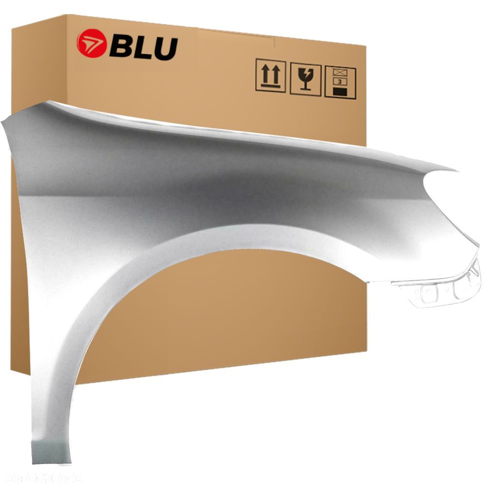 BLU Błotnik VOLKSWAGEN VW GOLF VI 6 KOMBI LA7W prawy przód srebrny 2008-2016 ReflexSilber - 1