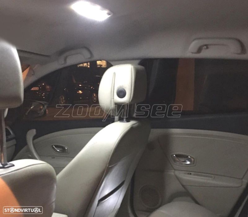 KIT COMPLETO 17 LAMPADAS LED INTERIOR PARA RENAULT LAGUNA GRANTOUR III 3 MK3 08-15 - 3