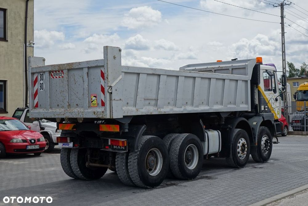 MAN FE 410 A /8x4 / MANUAL / WYWROTKA /BIBENNE / DWUSTRONNA / HYDROKLAPA / HYDROBURTA - 7