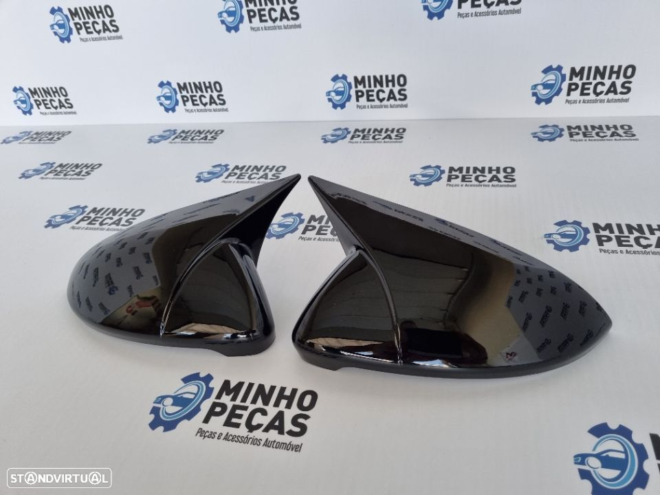 Capas de Espelho Vw Golf 7 VII Preto Brilho - 4
