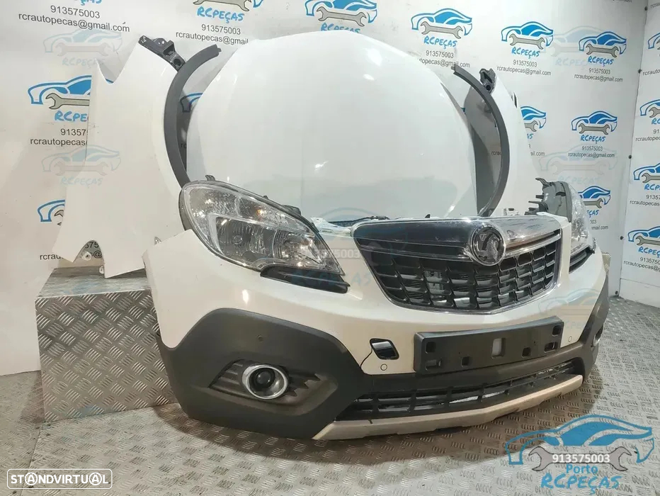 Frente Completa Opel Mokka - J13 | Diesel - A17DTS - Parachoques | Parachoque | Grelha | Grelhas | Otica | Oticas | Guarda Lamas | Lama | Capo | Capot | Reforço | Fibra | Radiador | Ventilador | Radiadores | Para-choques - 3