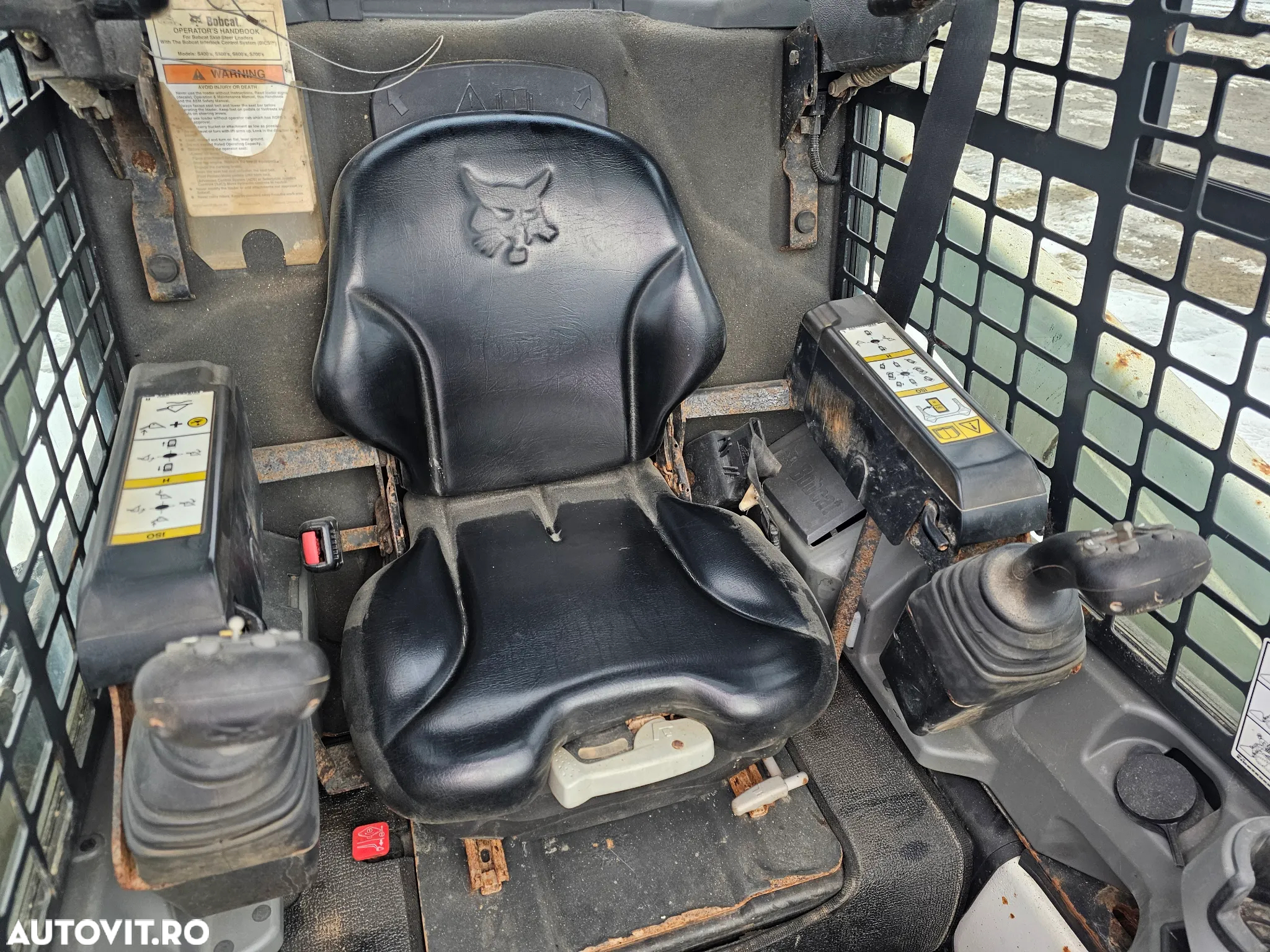 Bobcat S450 miniincarcator bobcat mini incarcstor skid steer excavator - 7