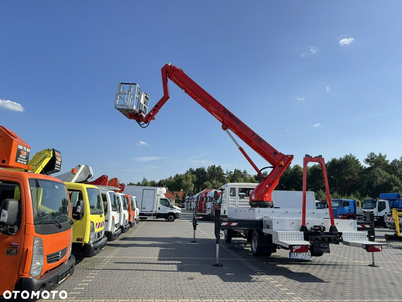 MAN TGL 7.150 Zwyżka Ruthmann T330 33-Metry DMC 7500KG 21m w Bok - 10