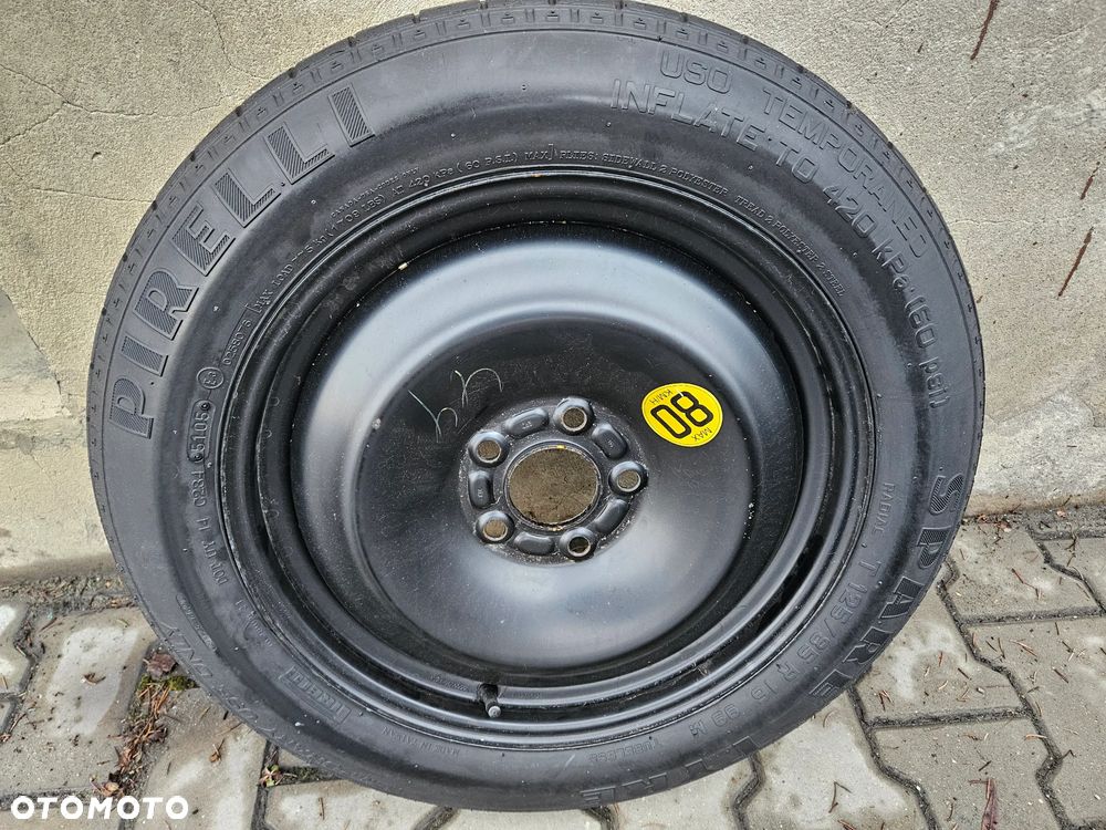 Ford Focus MK2 mk3  Mondeo S-Max Volvo V50 kolo dojazdowe 16" 5x108 125/85R16 125/90R16 - 4