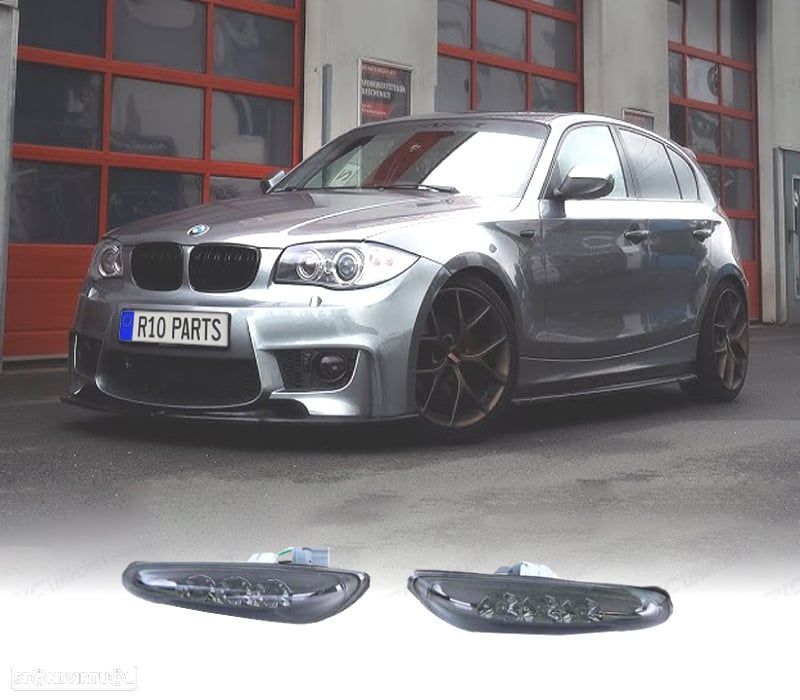 PISCAS LATERAIS LED BMW E46 BERLINA 01-05 E60 03-07 E90 05 E87 X3 04 ESCURECIDOS - 1