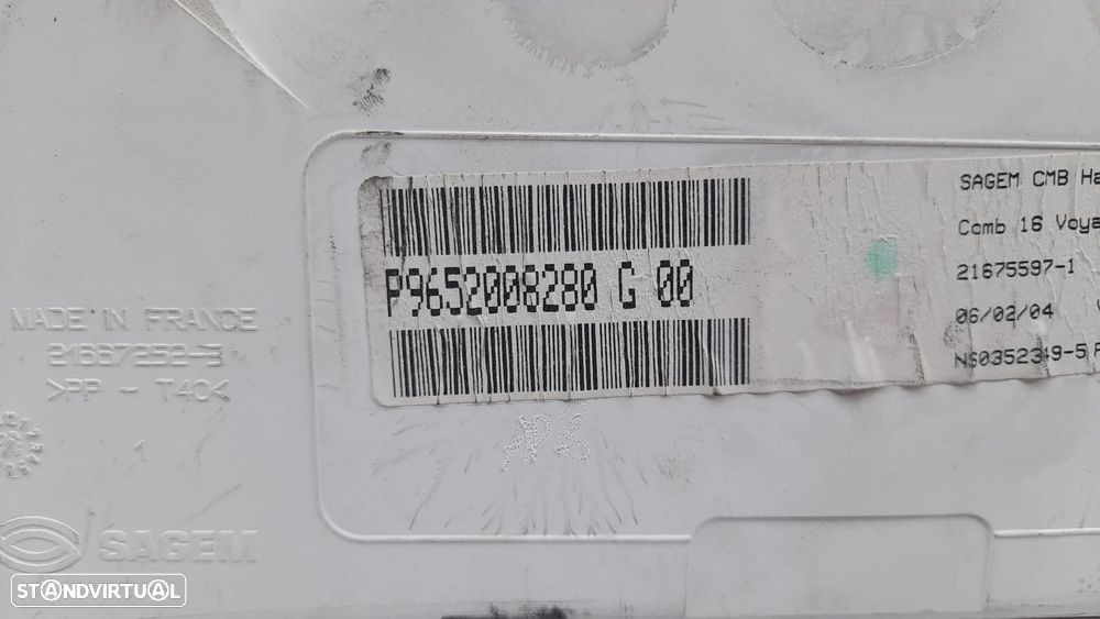 Quadrante / painel de instrumentos CITROËN C3 I (FC_) - 3