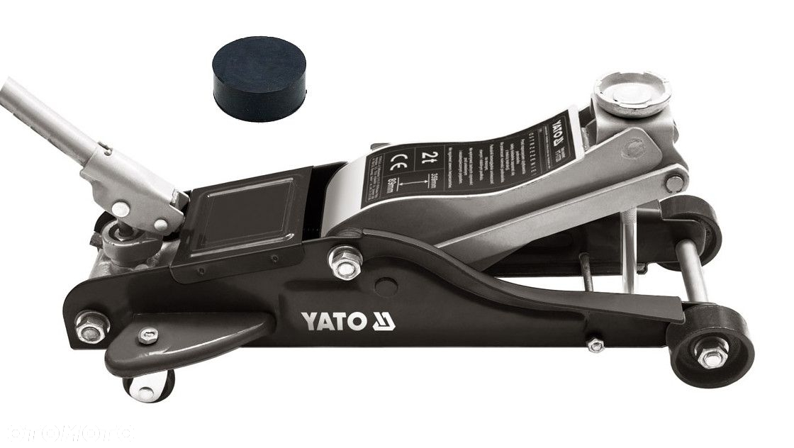 PODNOŚNIK NISKOPROFILOWY ŻABA YATO YT-1720 2TGUMA - 2