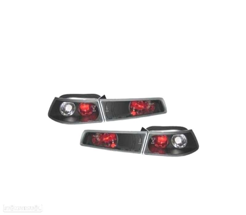 FAROLINS TRASEIROS ALFA ROMEO 145 94-01 FUNDO PRETO - 2