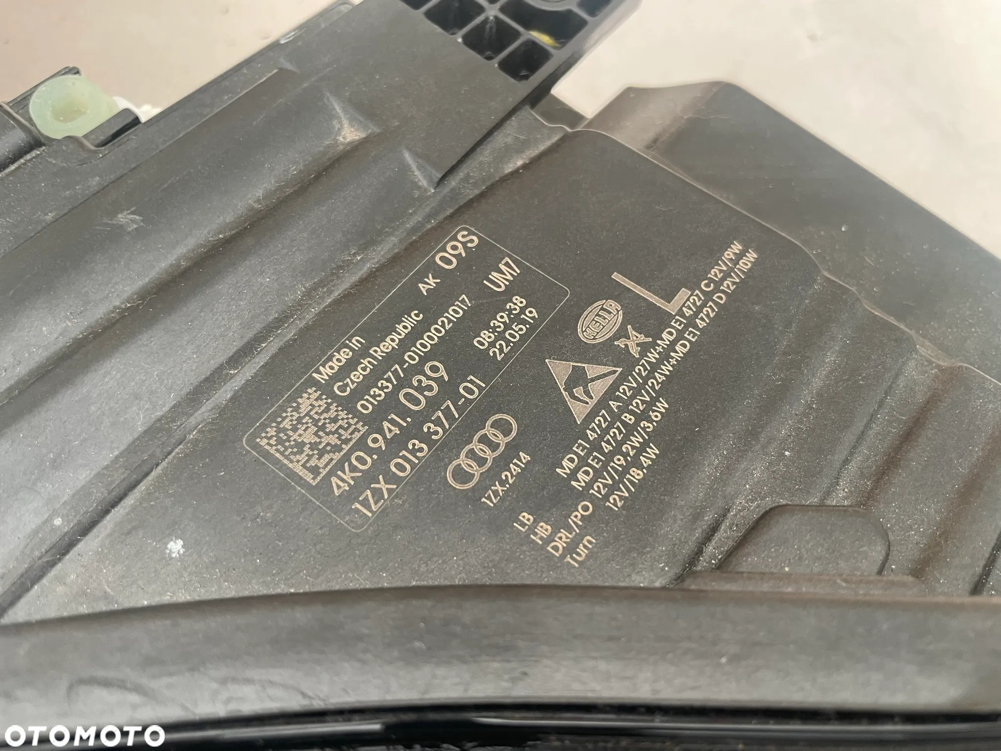 Audi A6 C8 reflektor matrix prawy, lewy komplet 4K0941039, 4K041040 - 3