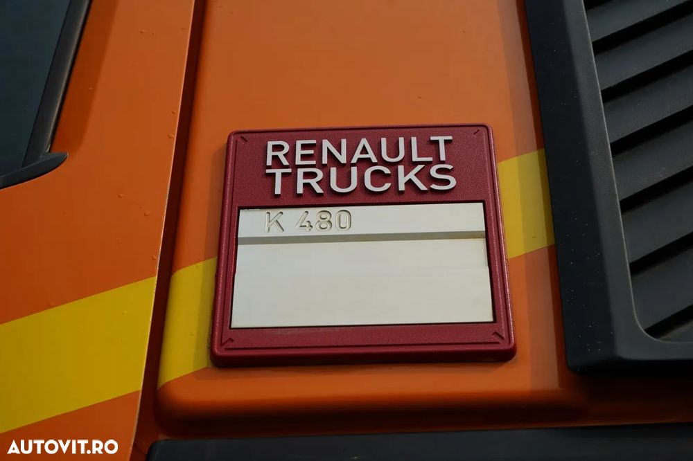 Renault K 480 / 8x4 / BASCUNĂ CU DOUĂ SENSURI / HYDRODOLT / UȘĂ CU BALAMALE / IMPORTAT / CONTRACT POST-SERVICE - 24