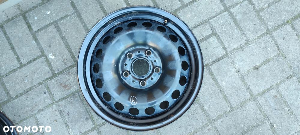 FELGI STALOWE 5x112 6Jx15 CALI ET43 5Q0601027N VW GOLF V VI VII OCTAVIA II III LEON II III KOMPLET 4 SZTUKI - 5