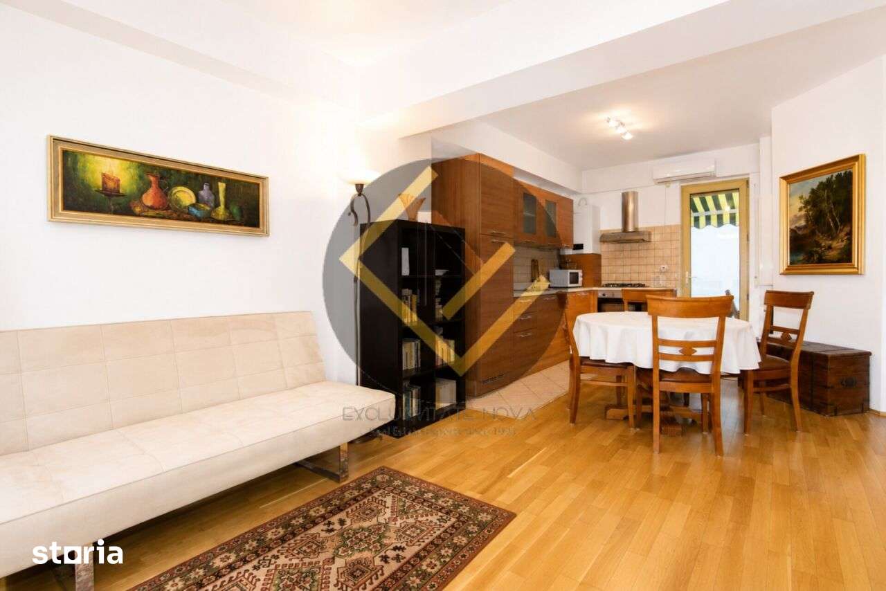 Floreasca Dorobanti Apartament elegant Centrala proprie cochet Terasă — fotografia 3