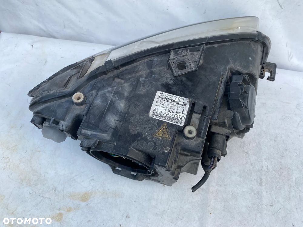 lampa audi a4 s4 b7 cabrio bi xenon skrętny  lewa eu cała - 4