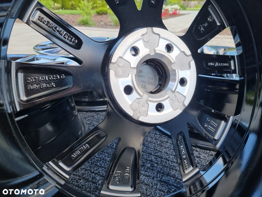 VW T-Cross Taigo 18 " Felgi aluminiowe 5x100 Czarny Połysk - 8