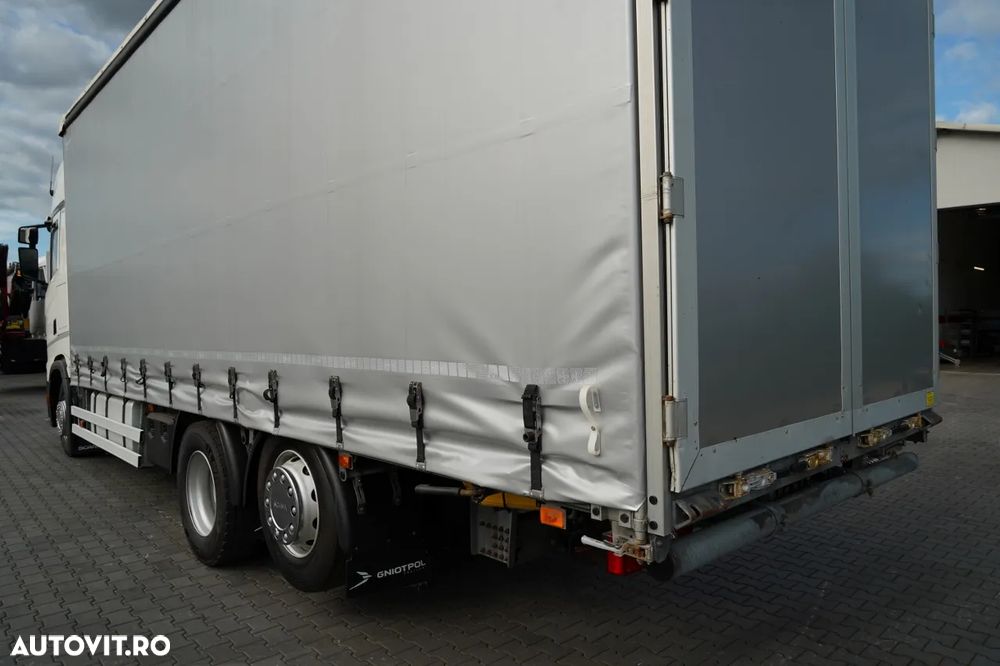 Scania S 450 / CORTINĂ 7,7 M / 60 M3 / SOLO / 6X2 / AXĂ RIDICATĂ / 2019 / - 10