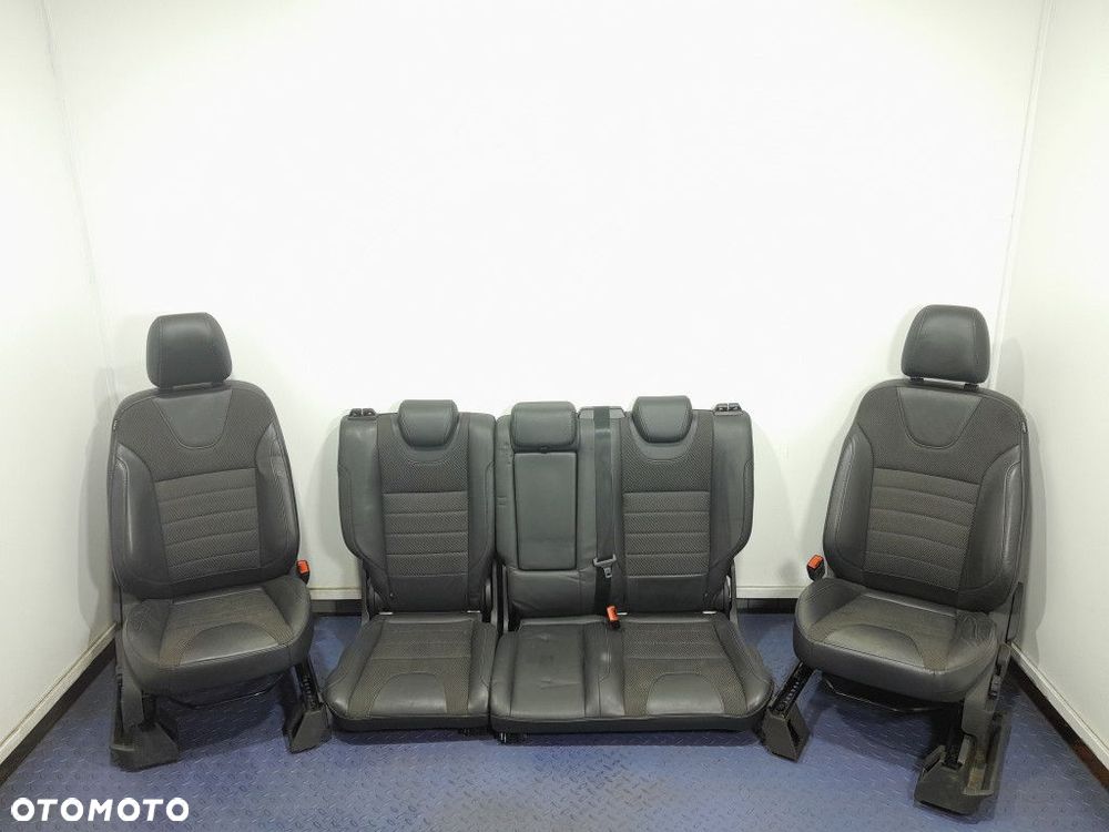 FORD KUGA MK2 FOTELE KANAPA KOMPLET PÓŁ SKÓRA EU - 1