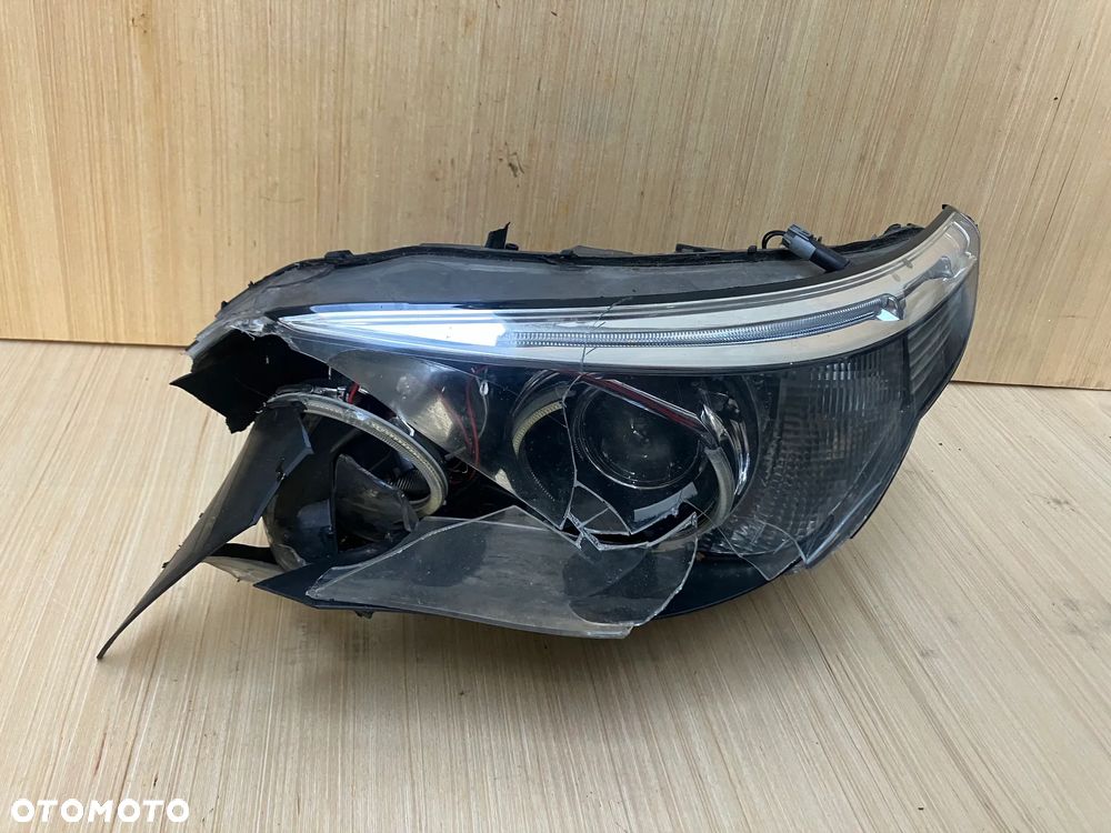 LAMPA PRZÓD BMW E60 E61 XENON WIĄZKA OBUDOWA PALNIK 7160193 ODBŁYŚNIK SOCZEWKA STARTER ZAPŁONNIK D1S INSTALACJA KABLE LAMPY RINGI - 2