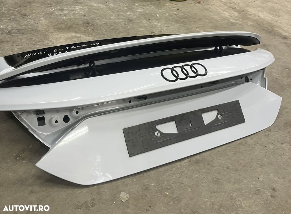 Capota portbagaj AUDI E-tron GT an 2021 cu eleron si luneta - 2