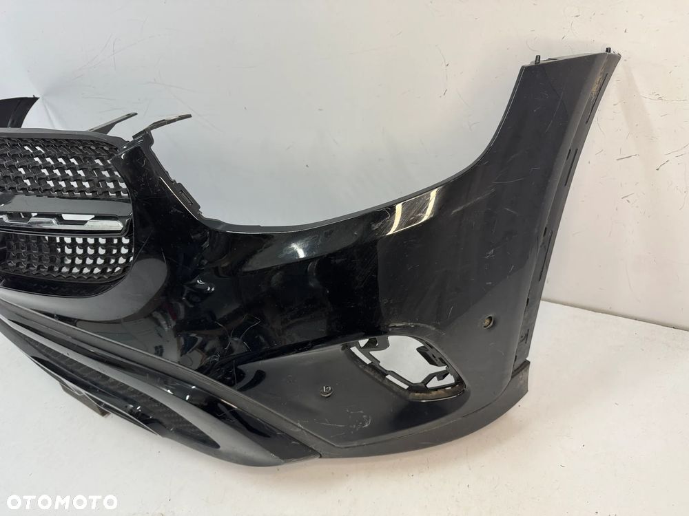 ZDERZAK PRZEDNI PRZÓD MERCEDES GLC LIFT ZWYKŁY PIANO BLACKX253 W253 - 6