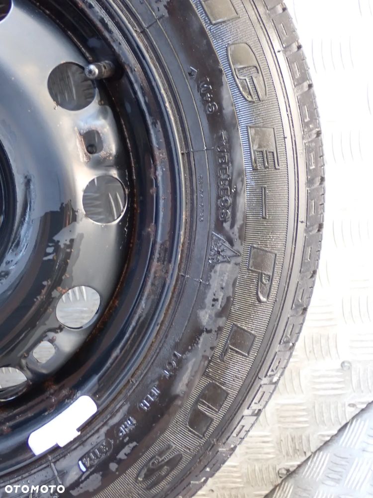 KOŁA FELGI STALOWE SKODA Z KOŁPAKAMI 6JX15  ET 38  5X100  6R0601027R/AE  Z OPONAMI  ZIMA TRISTAR  185/65/15 - 9