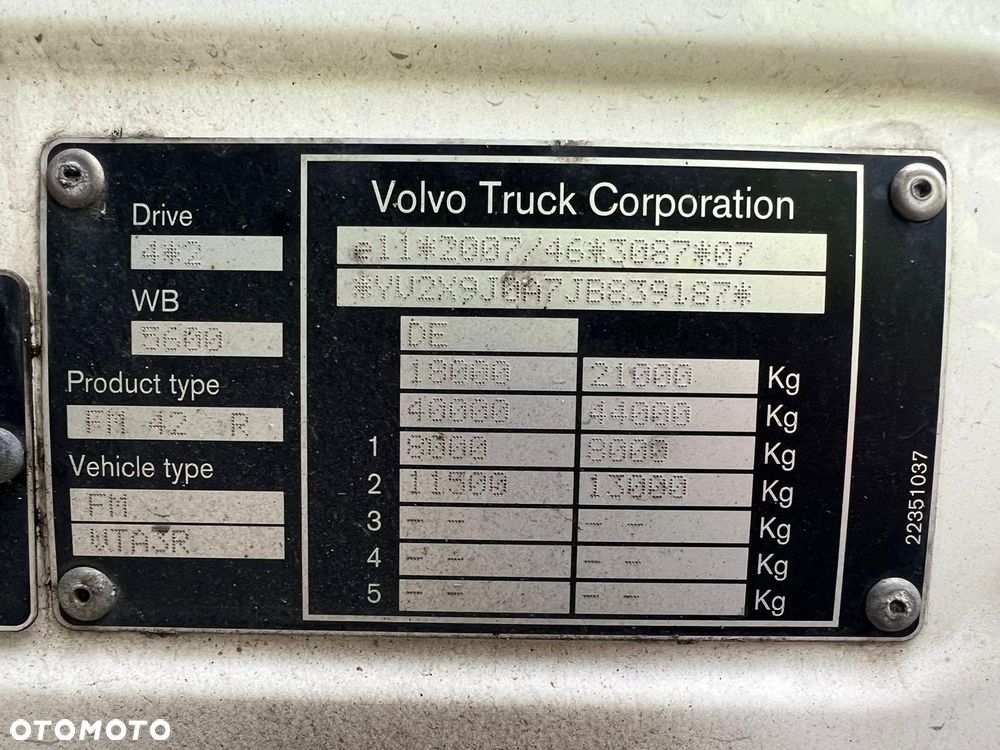 Volvo FM 340 / IZOTERMA / WINDA / SPROWADZONY / 18 PALET / 10.2017 / E6 / STAN BARDZO DOBRY - 16