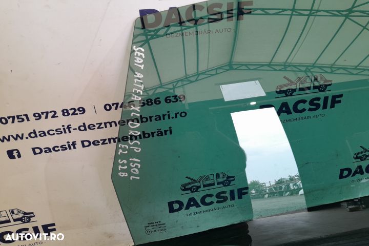 Geam usa spate dreapta 43R-004524 43R-004524 Seat Altea 1 [2004 - 200 - 2